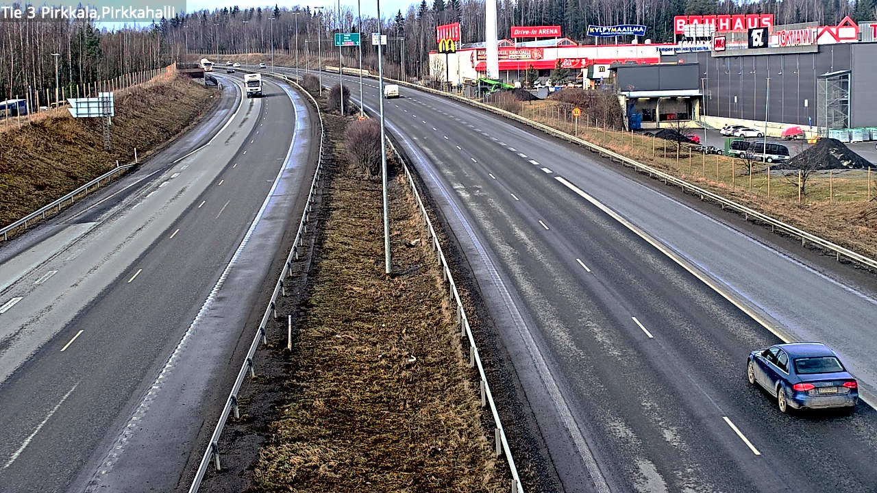 Weather Camera Image Väg 3 Birkala, Pirkkahalli, Pirkkala, Pirkanmaa