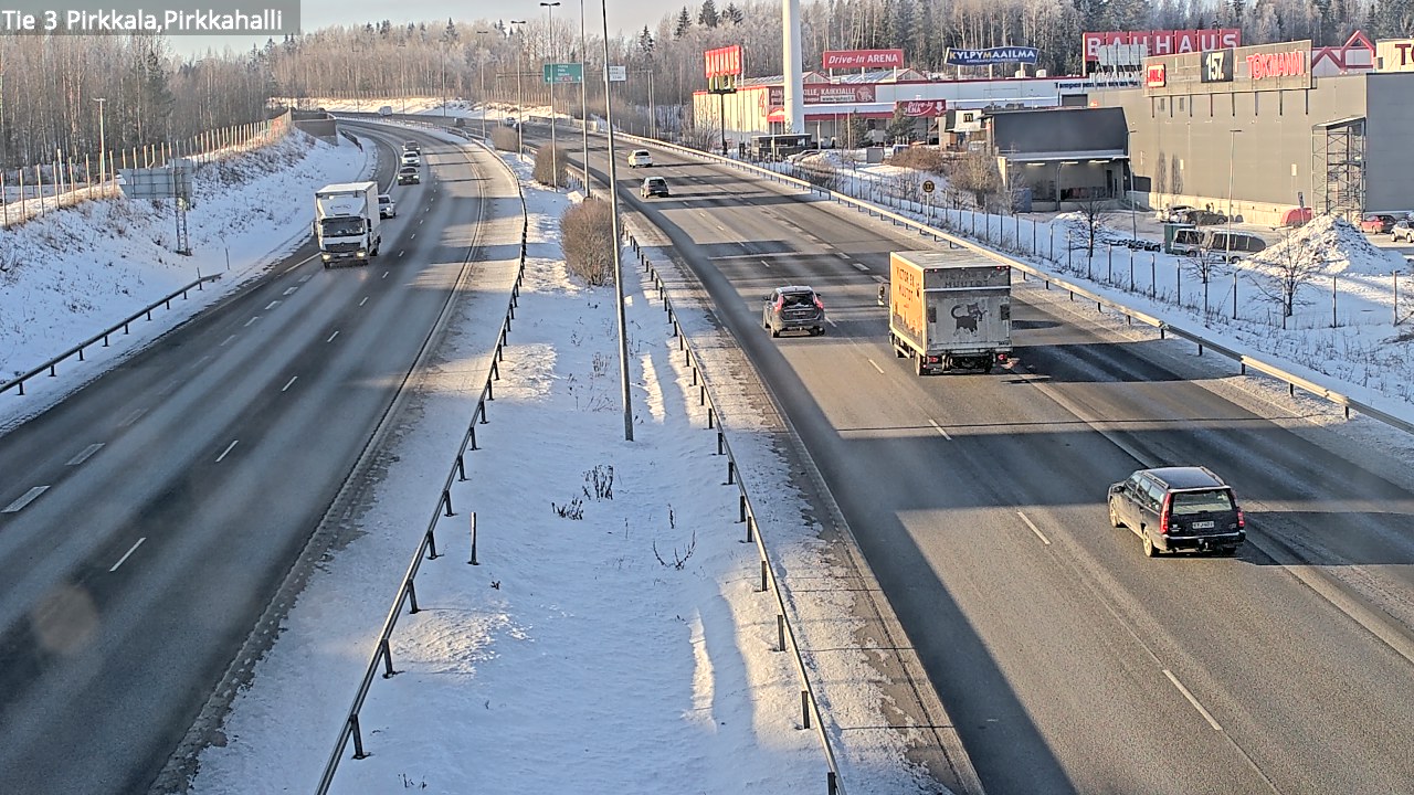Weather Camera Image Väg 3 Birkala, Pirkkahalli, Pirkkala, Pirkanmaa