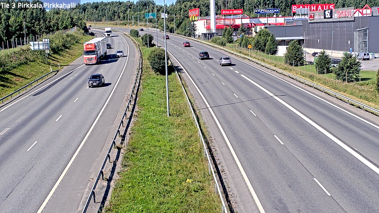Kelikamerat Kuva Tie 3 Pirkkala, Pirkkahalli, Pirkkala, Pirkanmaa