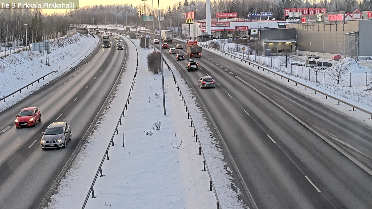 Kelikamerat Kuva Tie 3 Pirkkala, Pirkkahalli, Pirkkala, Pirkanmaa