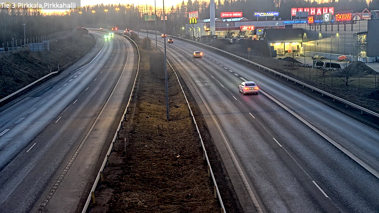 Weather Camera Image Road 3 Pirkkala, Pirkkahalli, Pirkkala, Pirkanmaa