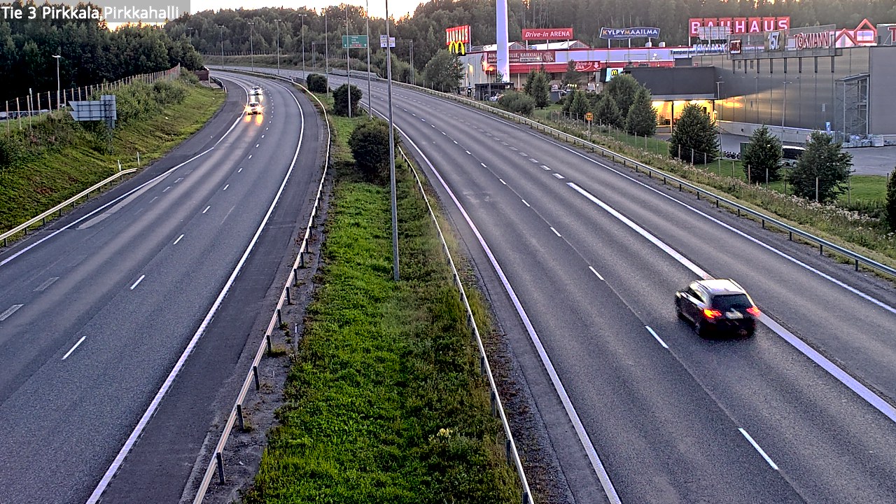 Kelikamerat Kuva Tie 3 Pirkkala, Pirkkahalli, Pirkkala, Pirkanmaa