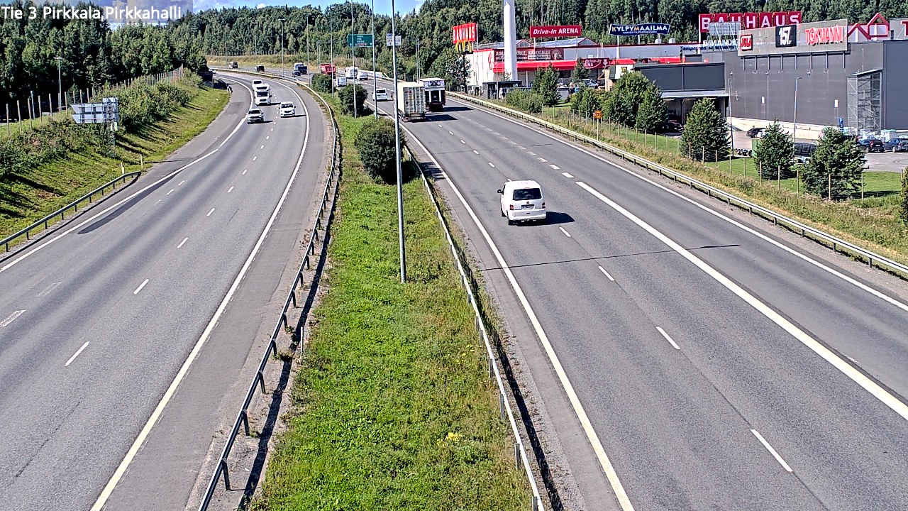 Kelikamerat Kuva Tie 3 Pirkkala, Pirkkahalli, Pirkkala, Pirkanmaa