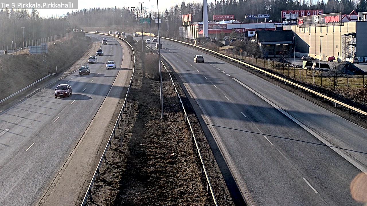 Weather Camera Image Väg 3 Birkala, Pirkkahalli, Pirkkala, Pirkanmaa
