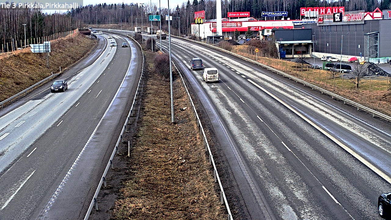 Weather Camera Image Väg 3 Birkala, Pirkkahalli, Pirkkala, Pirkanmaa