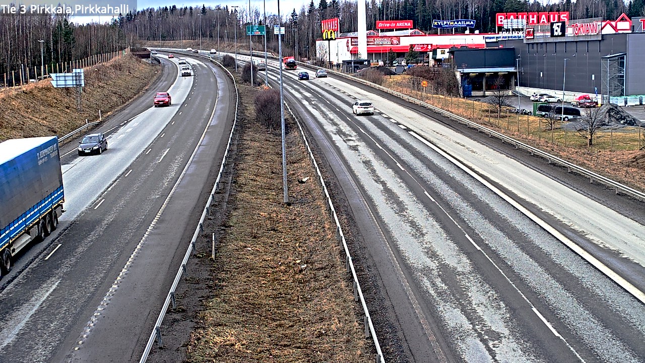 Weather Camera Image Väg 3 Birkala, Pirkkahalli, Pirkkala, Pirkanmaa