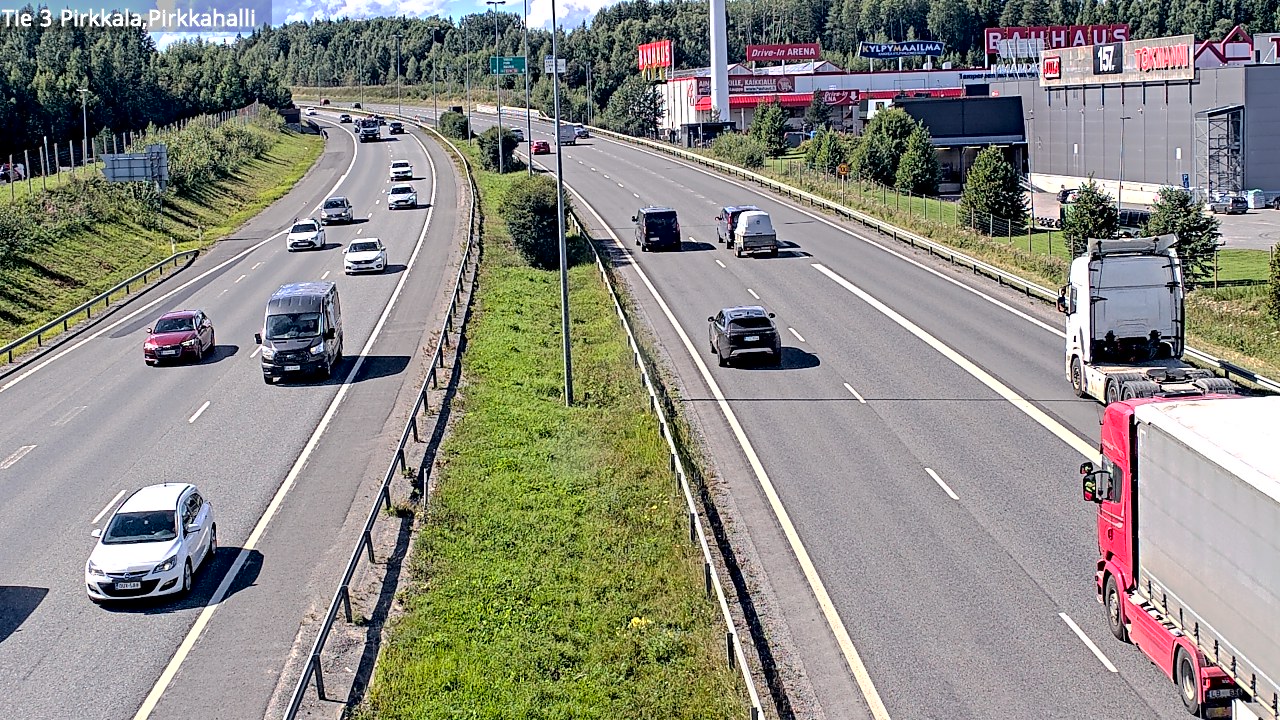 Kelikamerat Kuva Tie 3 Pirkkala, Pirkkahalli, Pirkkala, Pirkanmaa