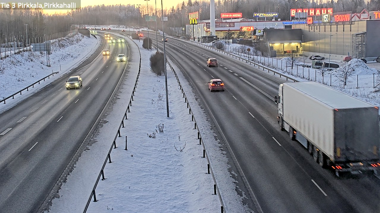 Weather Camera Image Road 3 Pirkkala, Pirkkahalli, Pirkkala, Pirkanmaa