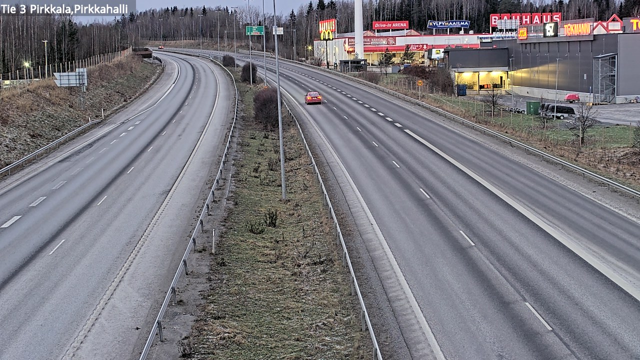 Kelikamerat Kuva Tie 3 Pirkkala, Pirkkahalli, Pirkkala, Pirkanmaa