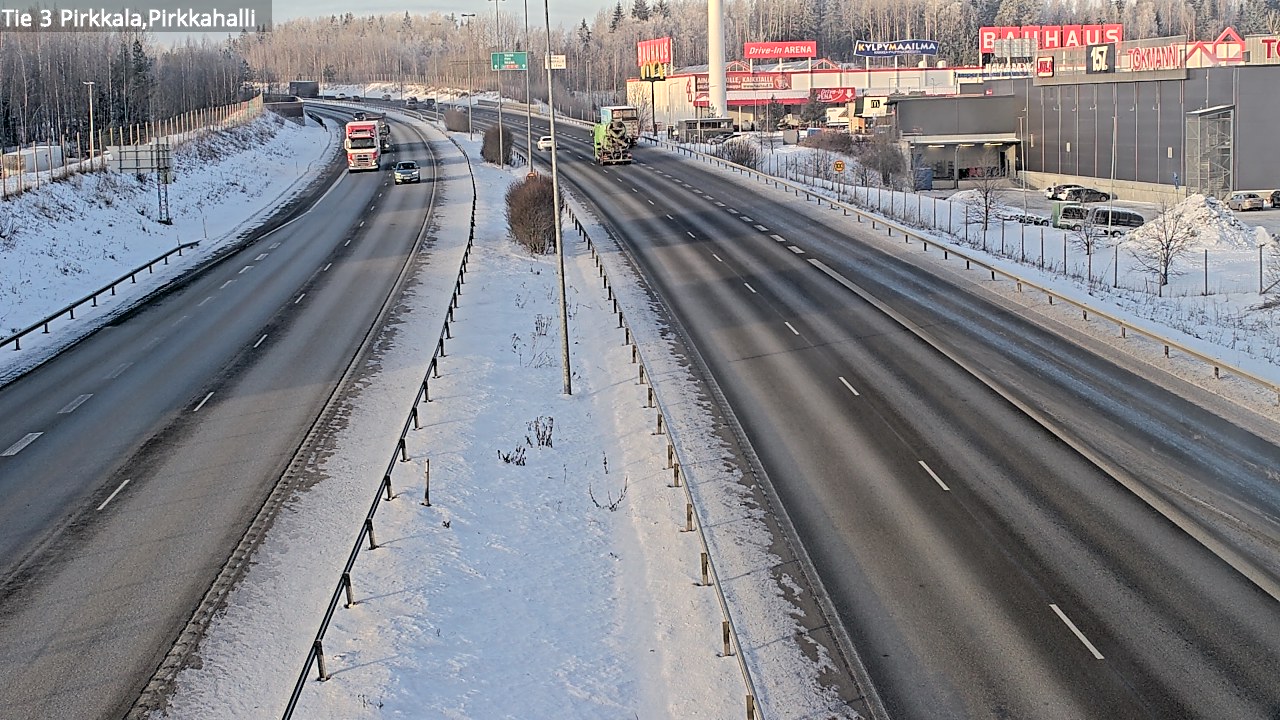 Weather Camera Image Väg 3 Birkala, Pirkkahalli, Pirkkala, Pirkanmaa
