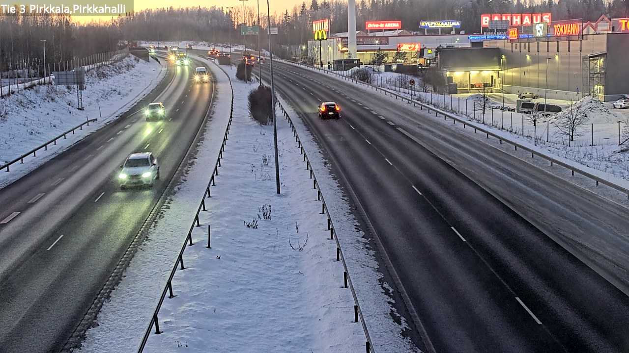 Kelikamerat Kuva Tie 3 Pirkkala, Pirkkahalli, Pirkkala, Pirkanmaa