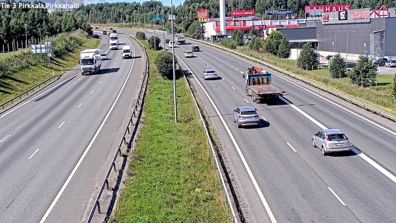 Kelikamerat Kuva Tie 3 Pirkkala, Pirkkahalli, Pirkkala, Pirkanmaa