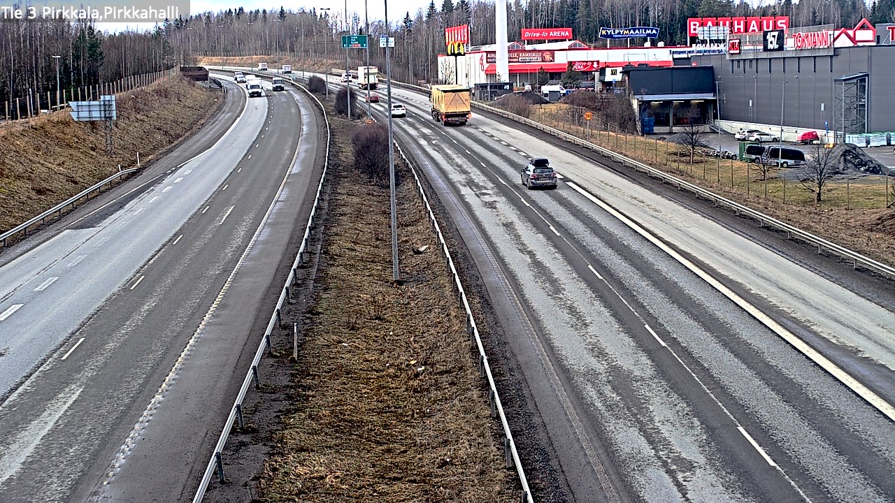 Weather Camera Image Väg 3 Birkala, Pirkkahalli, Pirkkala, Pirkanmaa