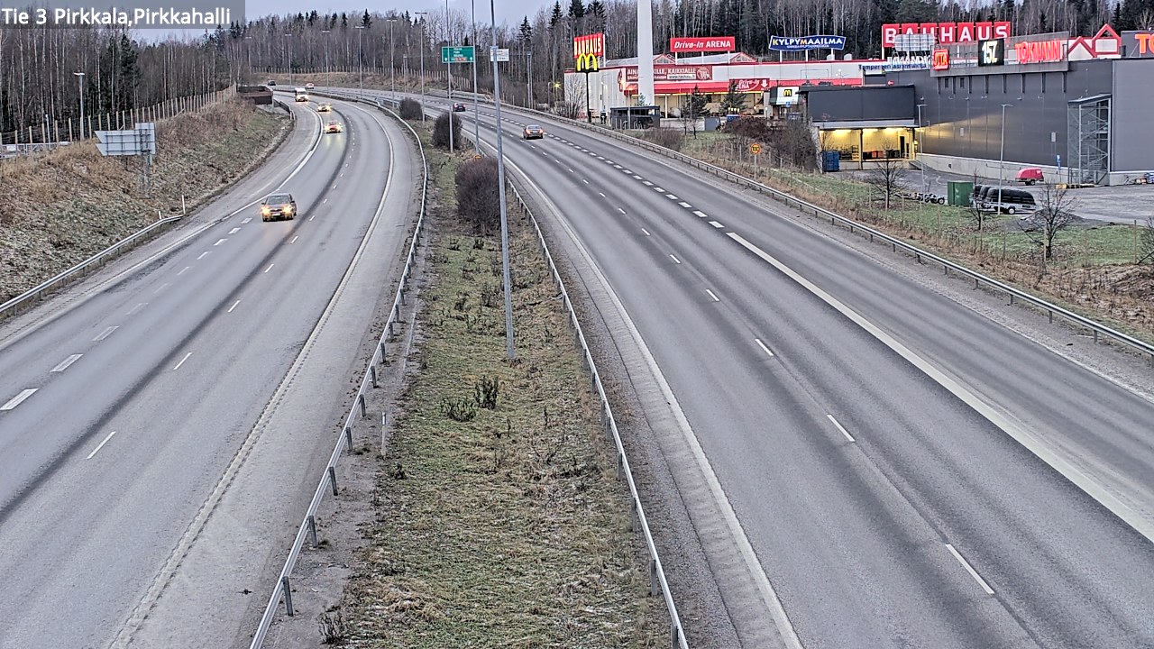 Kelikamerat Kuva Tie 3 Pirkkala, Pirkkahalli, Pirkkala, Pirkanmaa