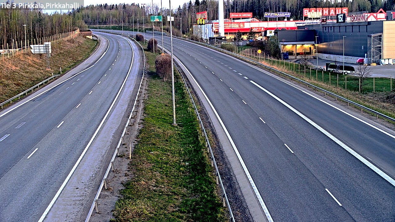Kelikamerat Kuva Tie 3 Pirkkala, Pirkkahalli, Pirkkala, Pirkanmaa