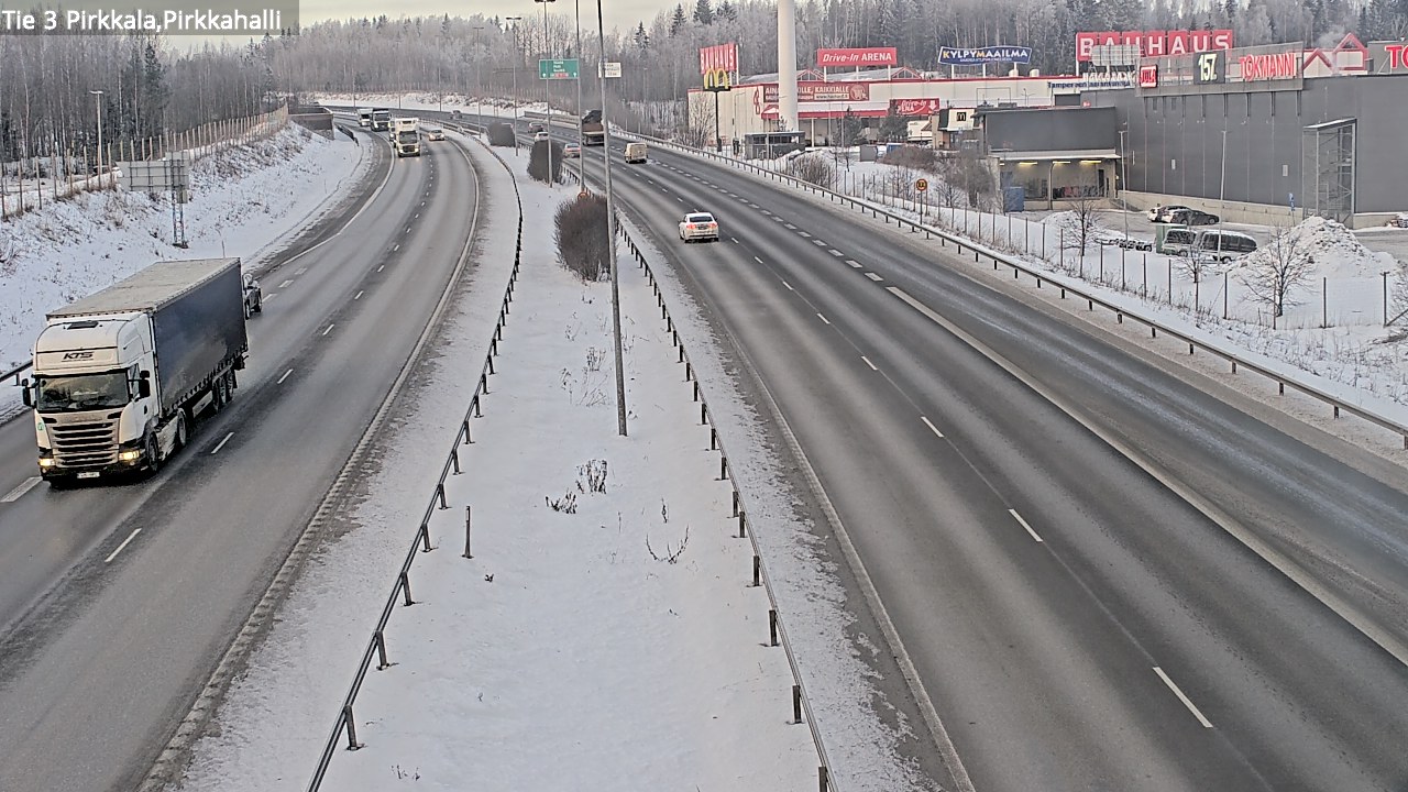 Weather Camera Image Väg 3 Birkala, Pirkkahalli, Pirkkala, Pirkanmaa