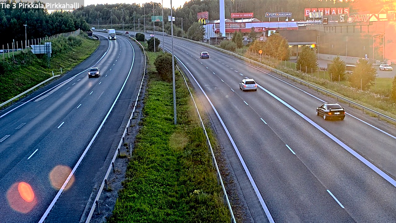 Kelikamerat Kuva Tie 3 Pirkkala, Pirkkahalli, Pirkkala, Pirkanmaa