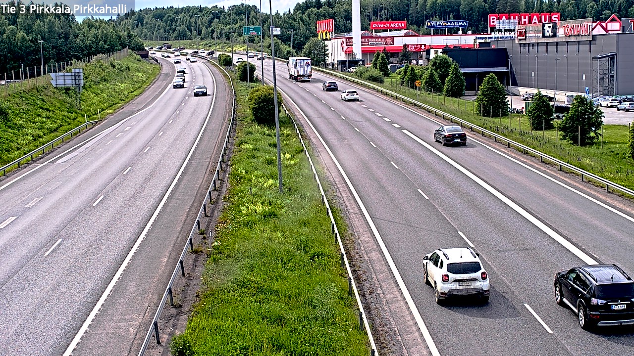 Kelikamerat Kuva Tie 3 Pirkkala, Pirkkahalli, Pirkkala, Pirkanmaa