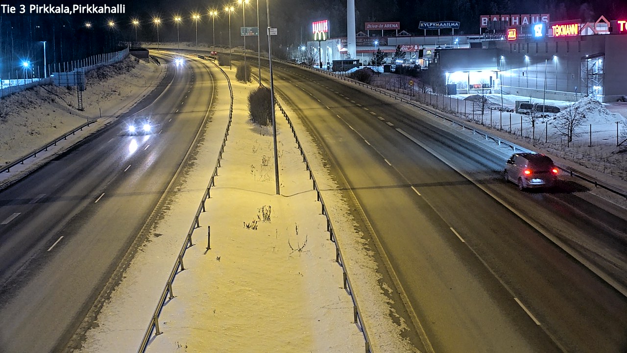 Kelikamerat Kuva Tie 3 Pirkkala, Pirkkahalli, Pirkkala, Pirkanmaa