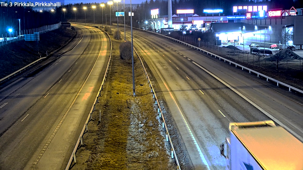 Weather Camera Image Road 3 Pirkkala, Pirkkahalli, Pirkkala, Pirkanmaa