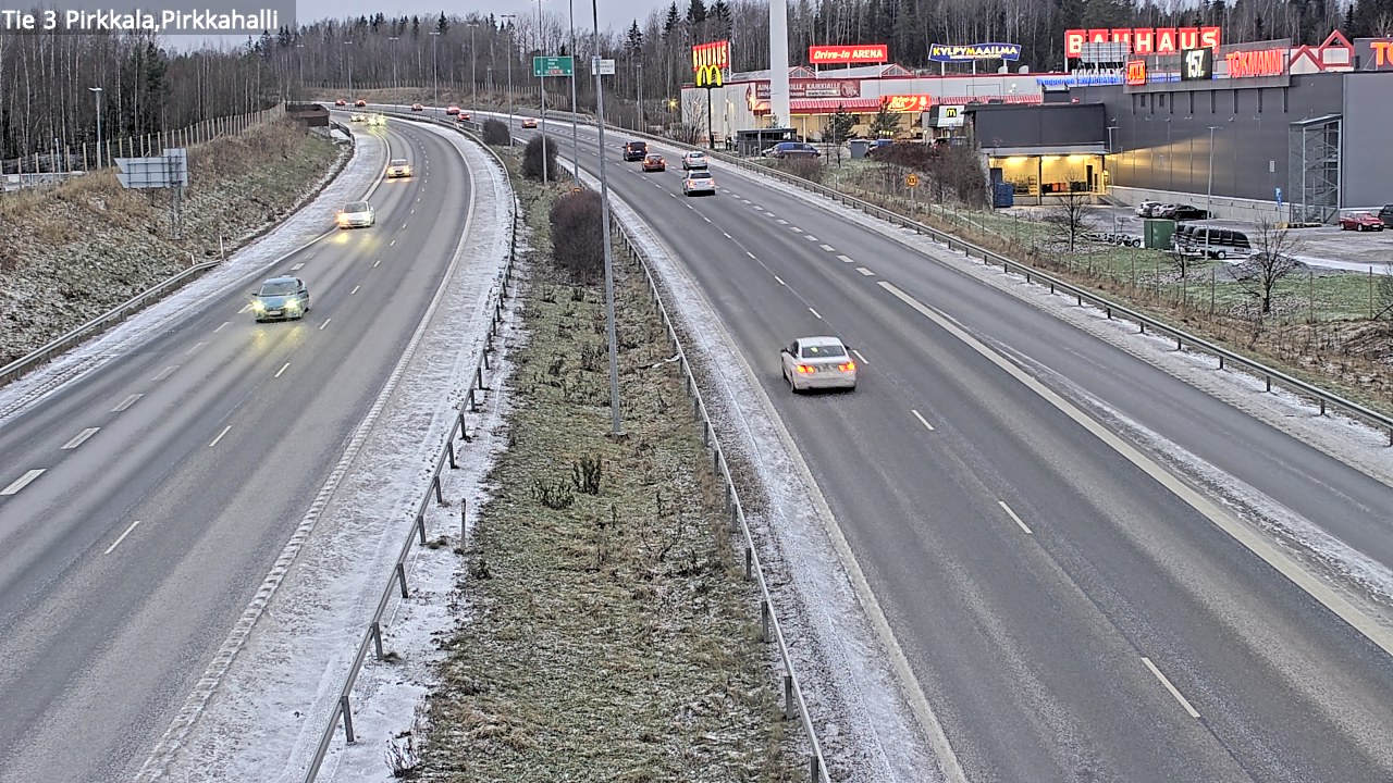 Kelikamerat Kuva Tie 3 Pirkkala, Pirkkahalli, Pirkkala, Pirkanmaa