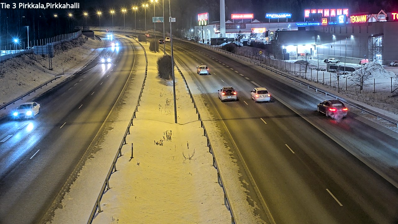 Weather Camera Image Road 3 Pirkkala, Pirkkahalli, Pirkkala, Pirkanmaa