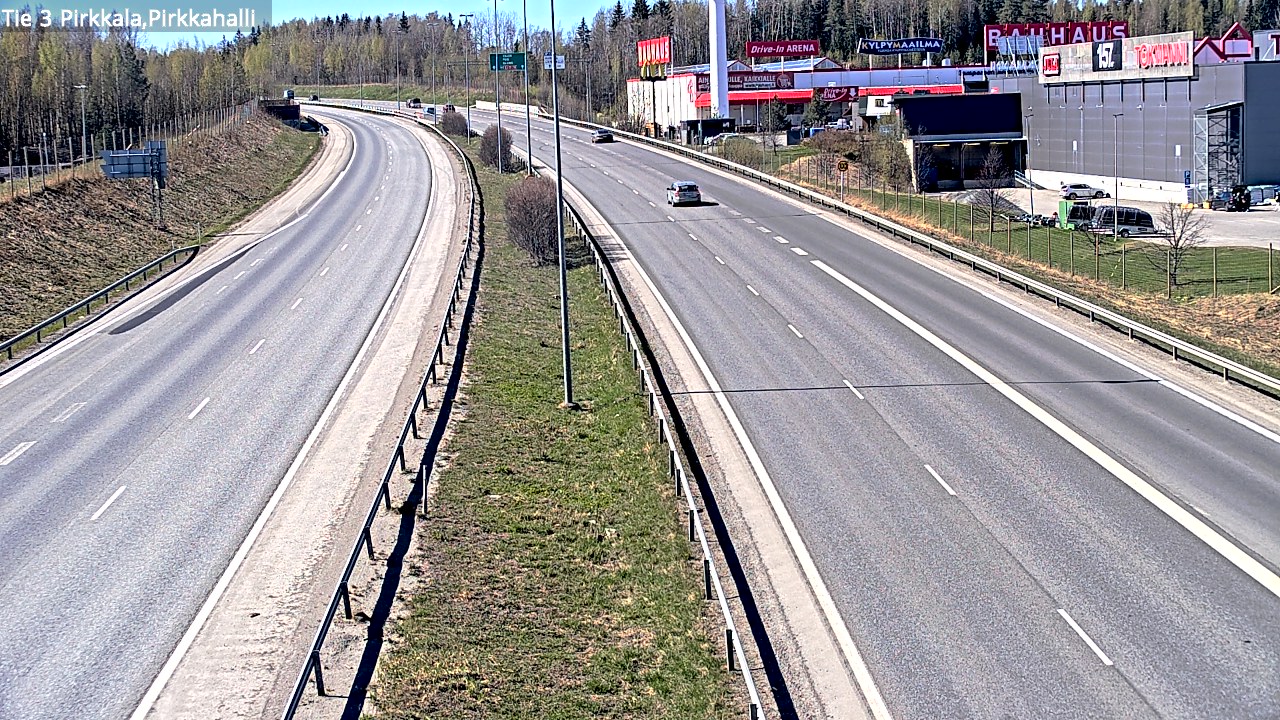 Weather Camera Image Road 3 Pirkkala, Pirkkahalli, Pirkkala, Pirkanmaa