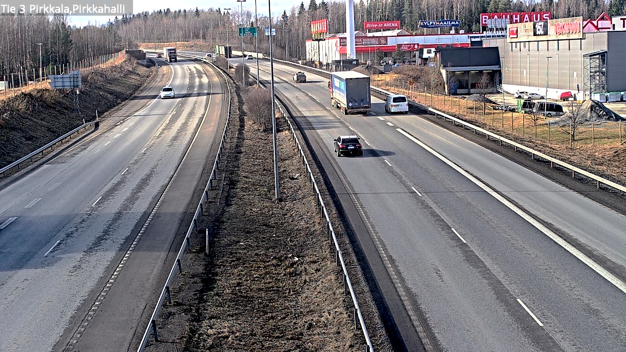 Weather Camera Image Väg 3 Birkala, Pirkkahalli, Pirkkala, Pirkanmaa