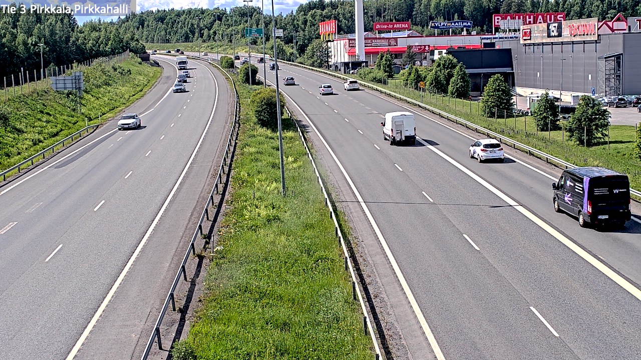 Kelikamerat Kuva Tie 3 Pirkkala, Pirkkahalli, Pirkkala, Pirkanmaa