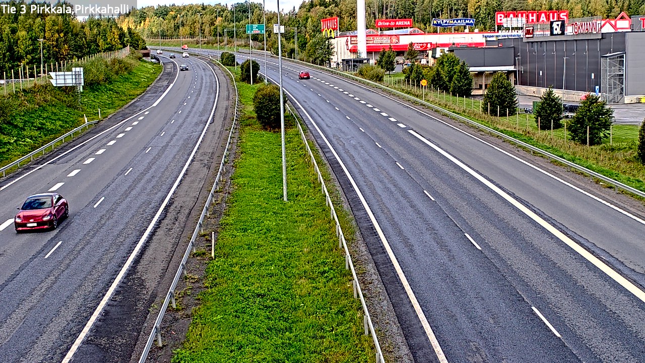 Kelikamerat Kuva Tie 3 Pirkkala, Pirkkahalli, Pirkkala, Pirkanmaa