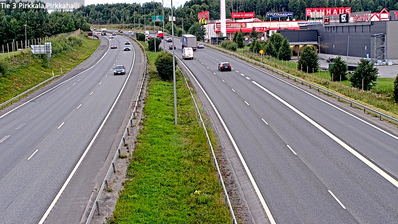 Kelikamerat Kuva Tie 3 Pirkkala, Pirkkahalli, Pirkkala, Pirkanmaa