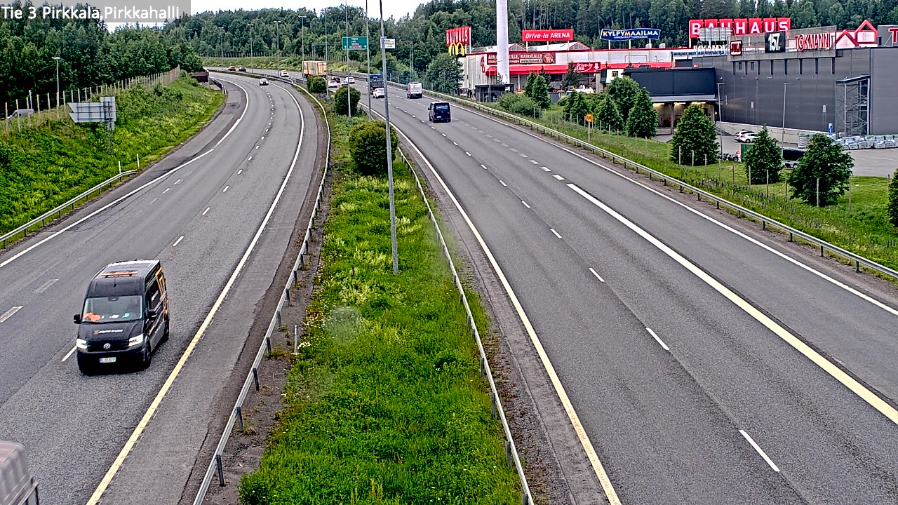 Kelikamerat Kuva Tie 3 Pirkkala, Pirkkahalli, Pirkkala, Pirkanmaa