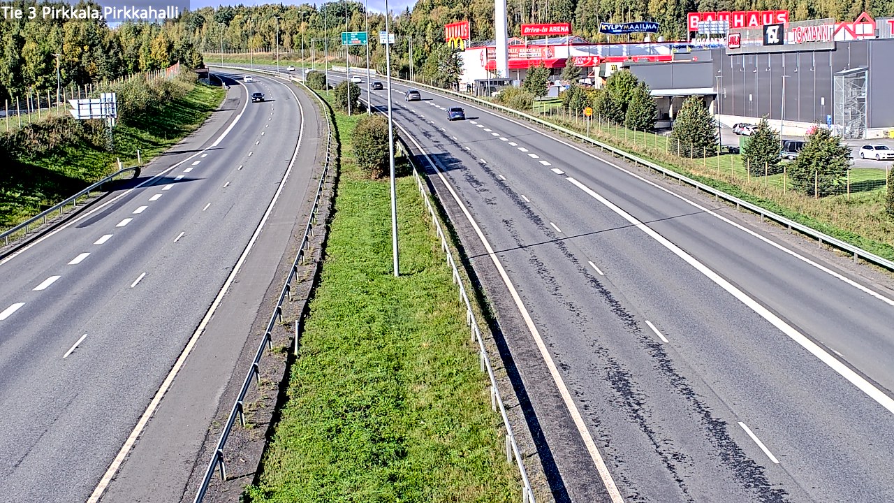 Kelikamerat Kuva Tie 3 Pirkkala, Pirkkahalli, Pirkkala, Pirkanmaa