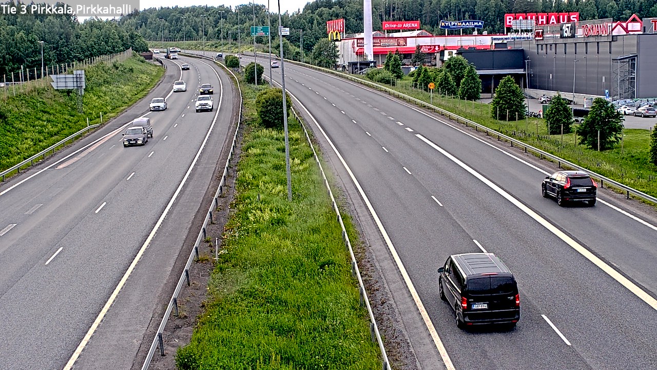 Kelikamerat Kuva Tie 3 Pirkkala, Pirkkahalli, Pirkkala, Pirkanmaa