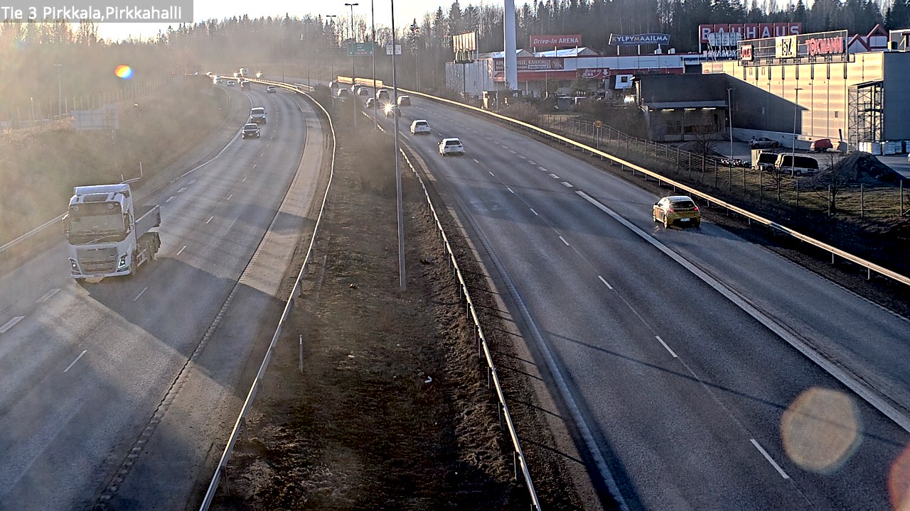 Weather Camera Image Road 3 Pirkkala, Pirkkahalli, Pirkkala, Pirkanmaa