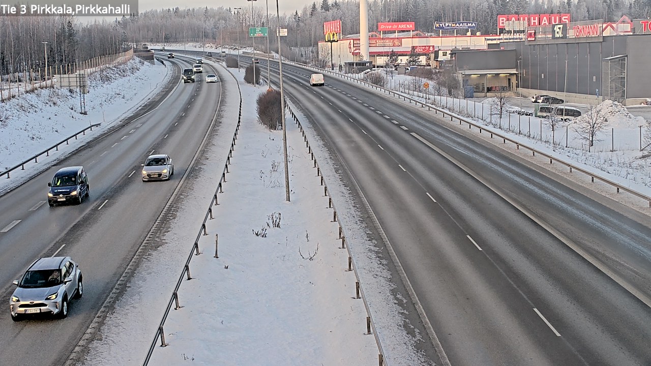 Weather Camera Image Väg 3 Birkala, Pirkkahalli, Pirkkala, Pirkanmaa