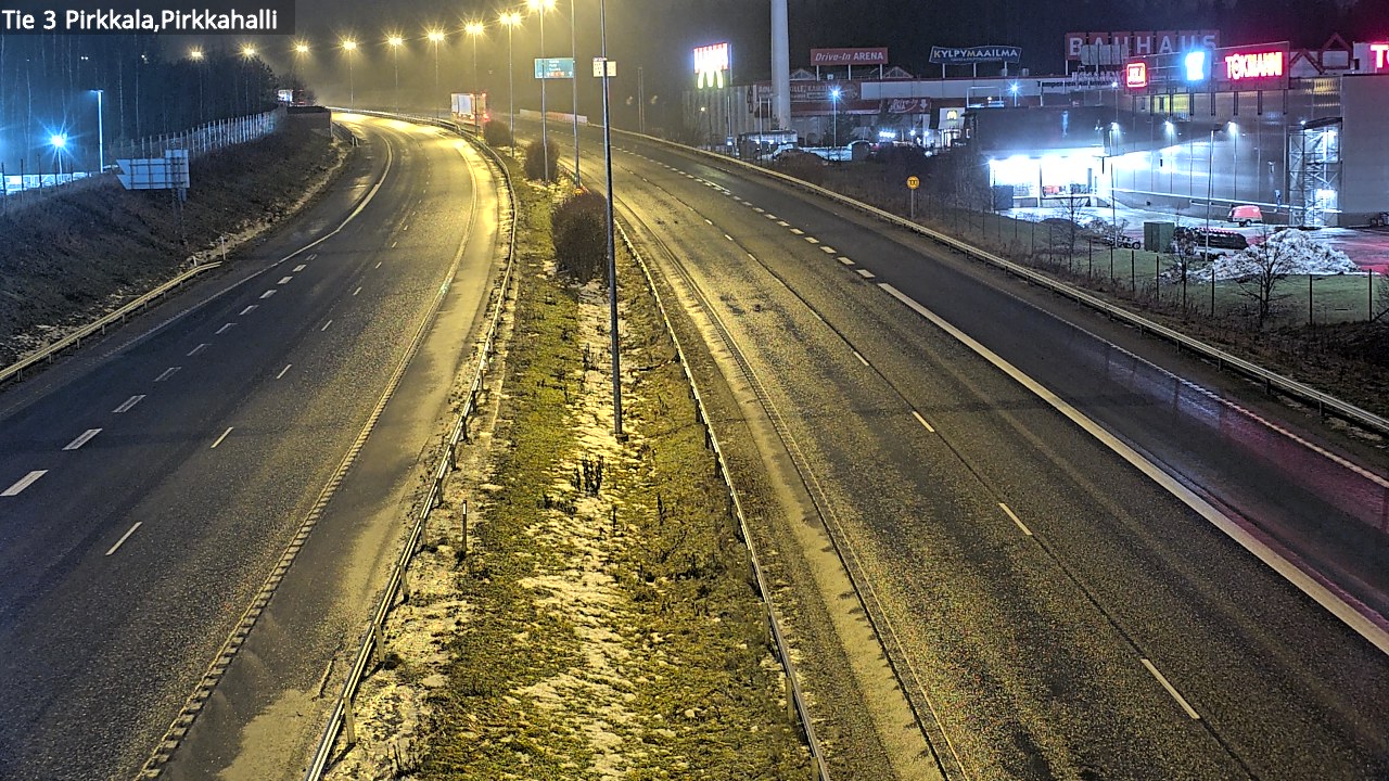 Weather Camera Image Väg 3 Birkala, Pirkkahalli, Pirkkala, Pirkanmaa