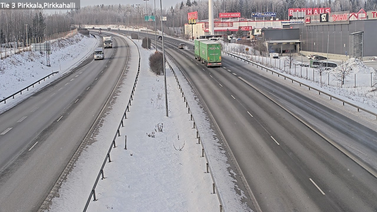 Weather Camera Image Väg 3 Birkala, Pirkkahalli, Pirkkala, Pirkanmaa