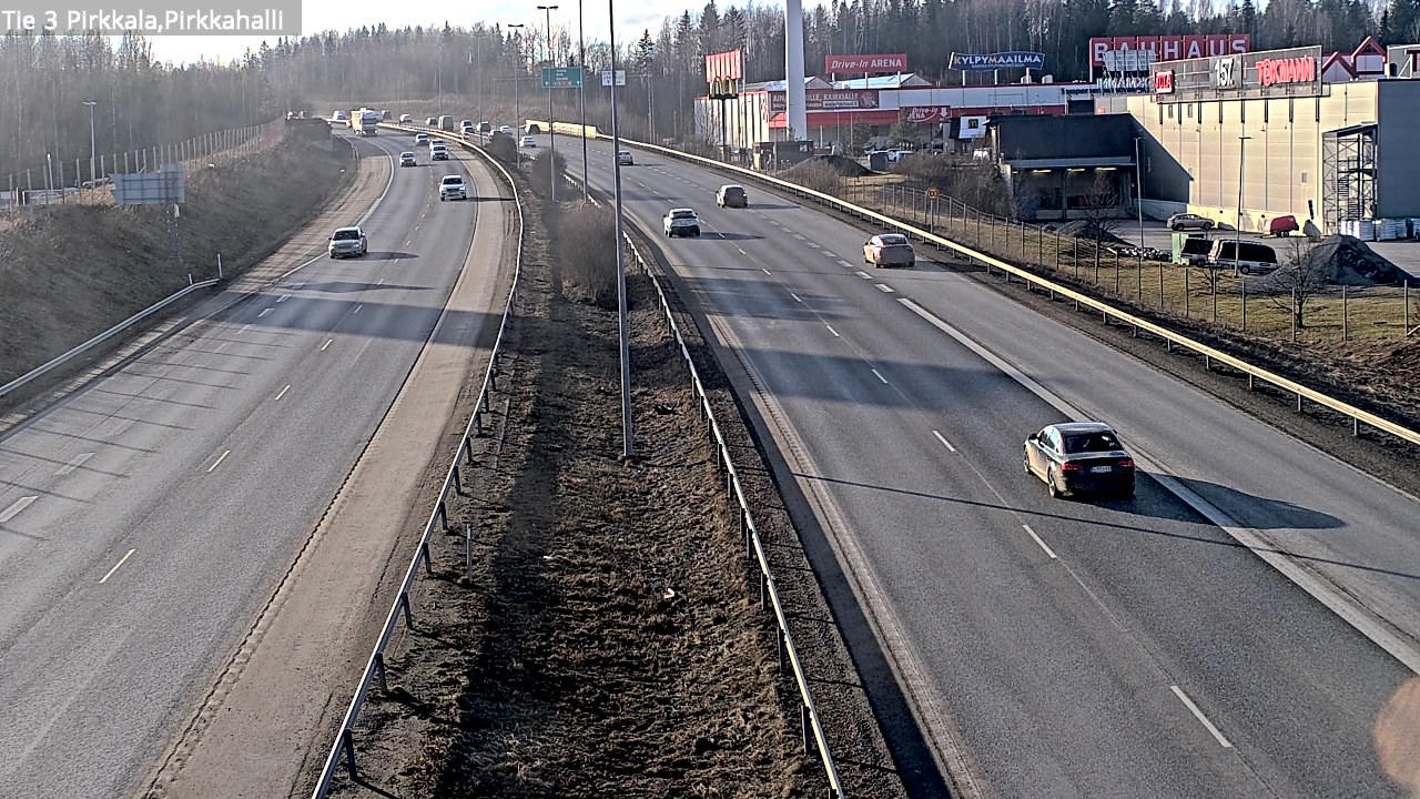 Weather Camera Image Väg 3 Birkala, Pirkkahalli, Pirkkala, Pirkanmaa