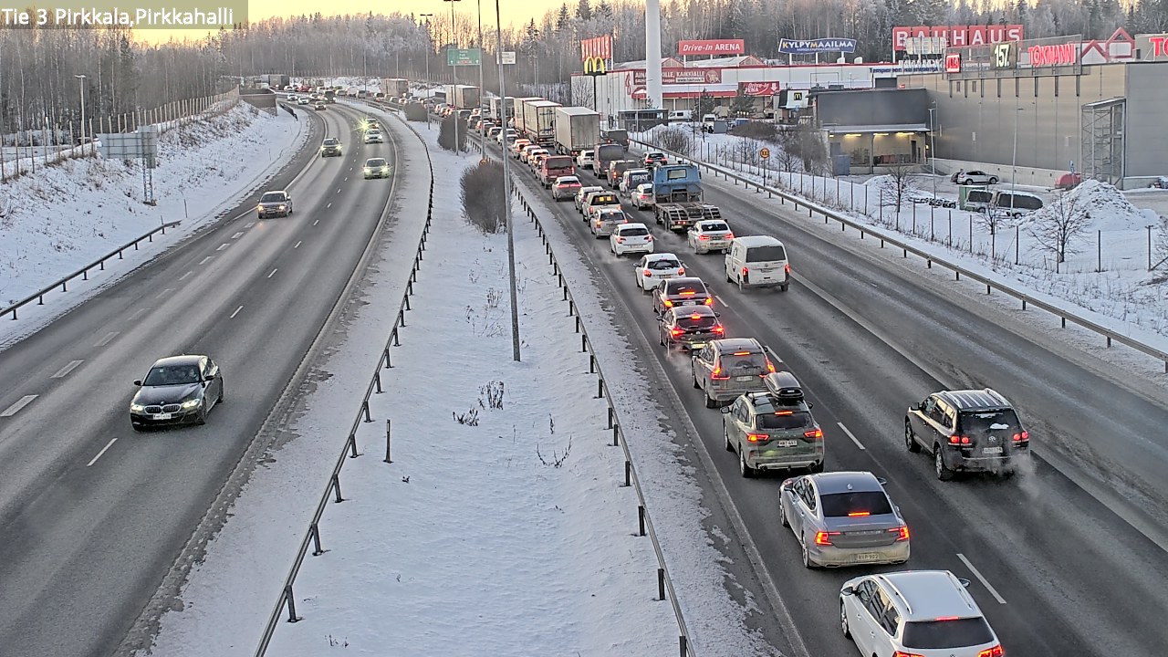 Weather Camera Image Väg 3 Birkala, Pirkkahalli, Pirkkala, Pirkanmaa
