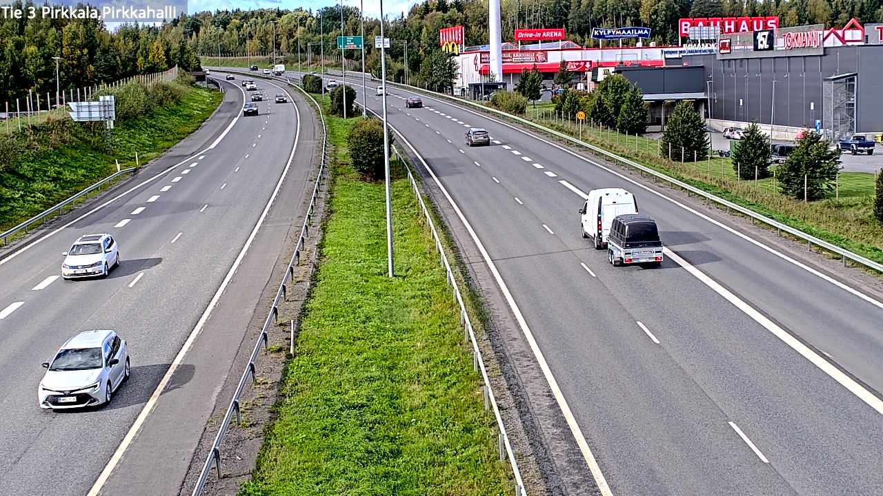 Kelikamerat Kuva Tie 3 Pirkkala, Pirkkahalli, Pirkkala, Pirkanmaa