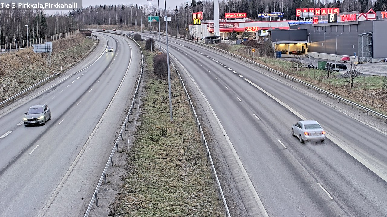 Kelikamerat Kuva Tie 3 Pirkkala, Pirkkahalli, Pirkkala, Pirkanmaa