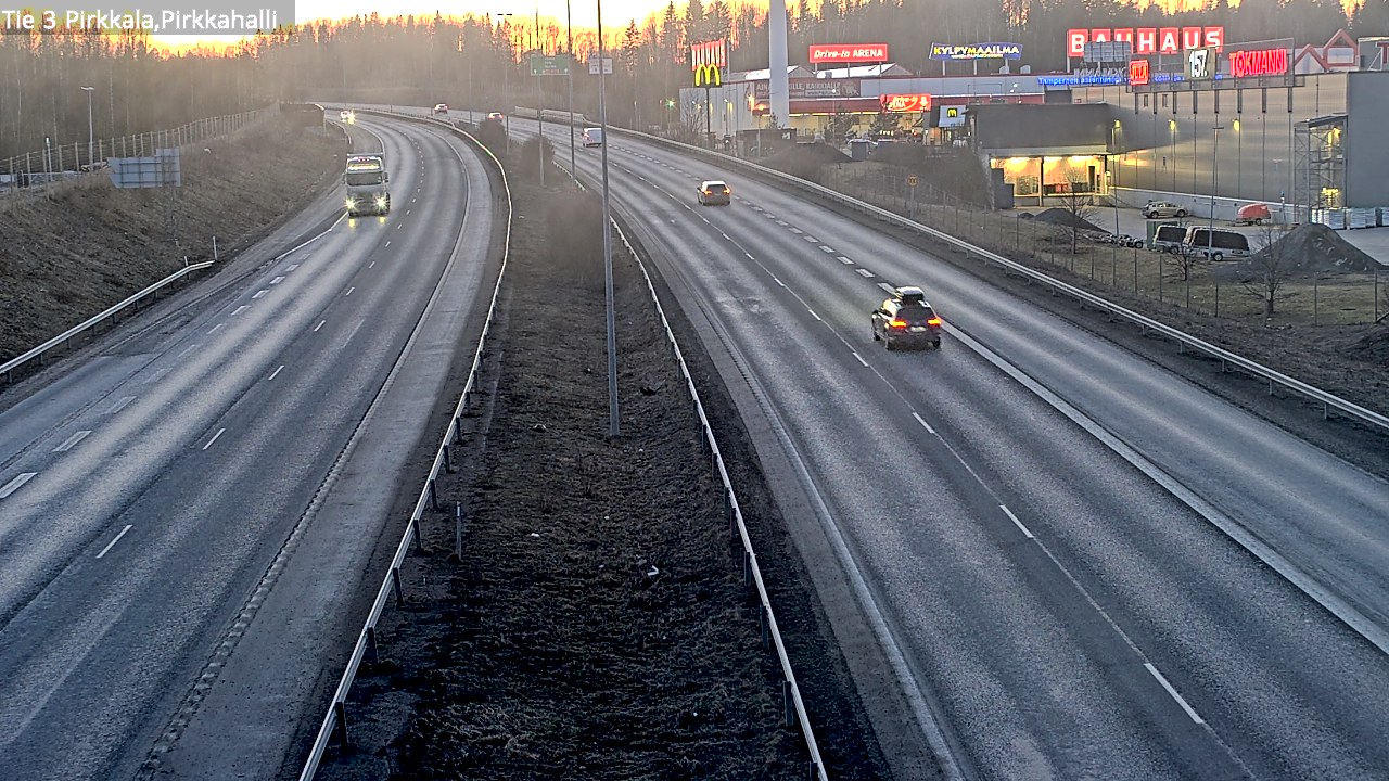 Weather Camera Image Road 3 Pirkkala, Pirkkahalli, Pirkkala, Pirkanmaa