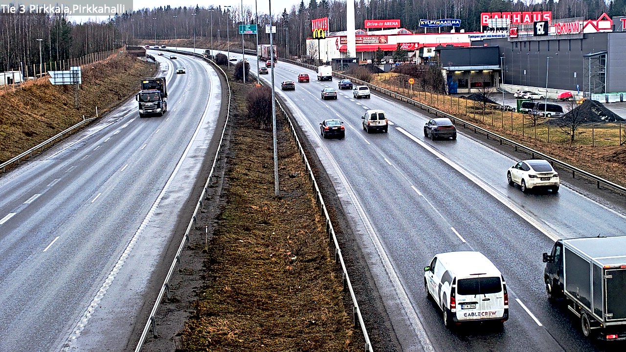 Kelikamerat Kuva Tie 3 Pirkkala, Pirkkahalli, Pirkkala, Pirkanmaa