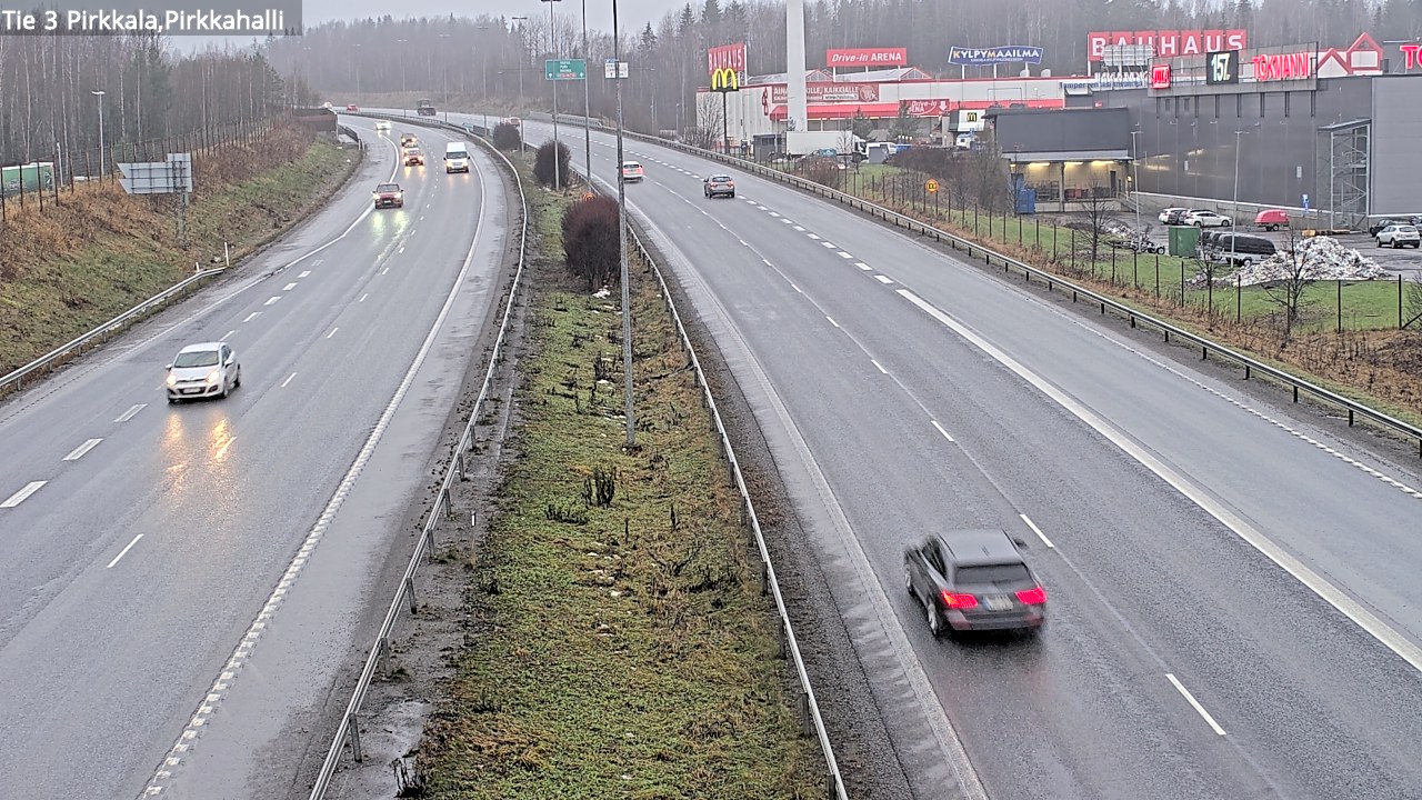 Weather Camera Image Väg 3 Birkala, Pirkkahalli, Pirkkala, Pirkanmaa