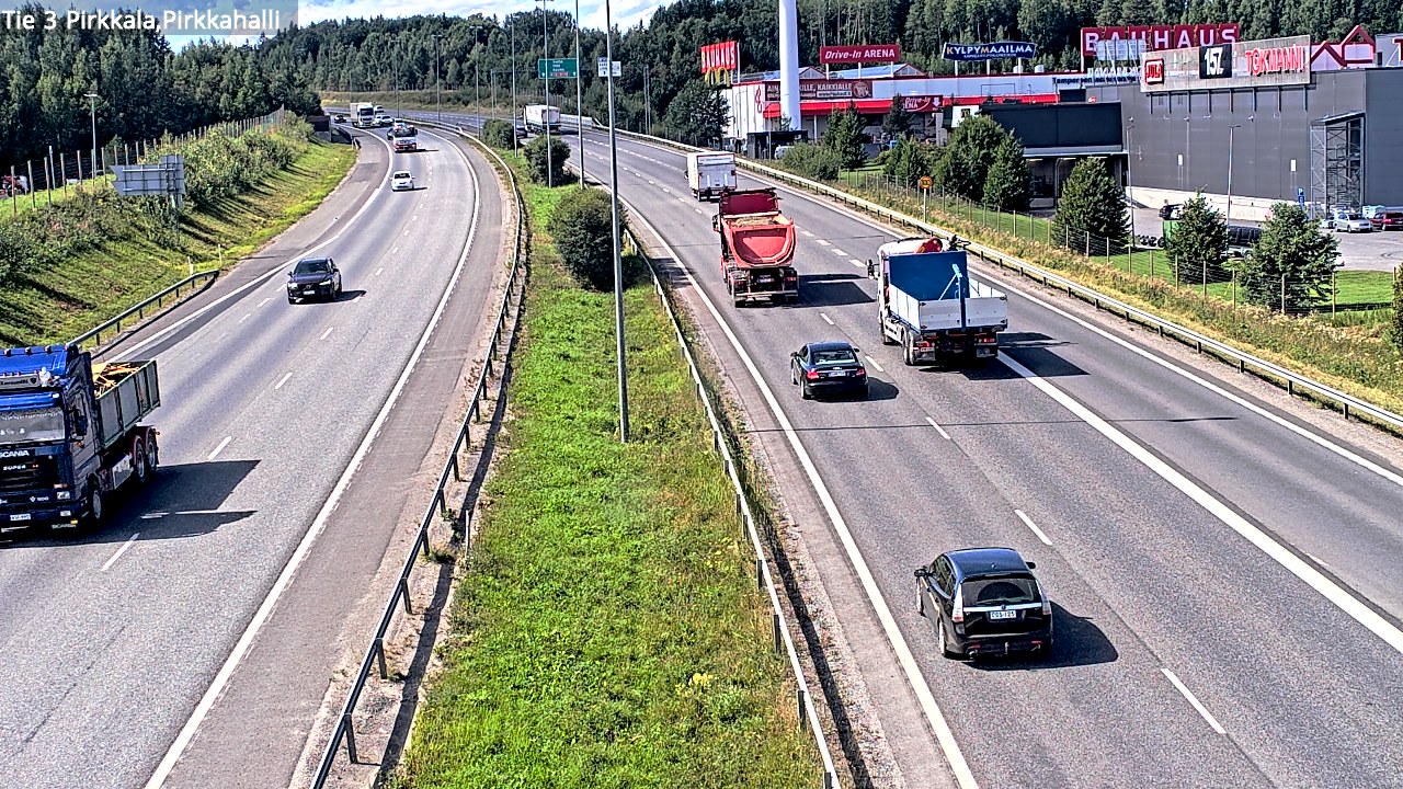 Kelikamerat Kuva Tie 3 Pirkkala, Pirkkahalli, Pirkkala, Pirkanmaa