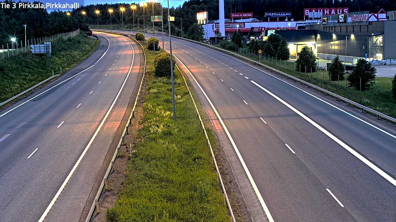 Kelikamerat Kuva Tie 3 Pirkkala, Pirkkahalli, Pirkkala, Pirkanmaa