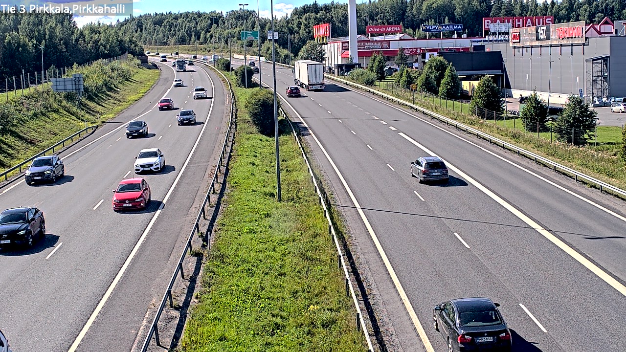Kelikamerat Kuva Tie 3 Pirkkala, Pirkkahalli, Pirkkala, Pirkanmaa