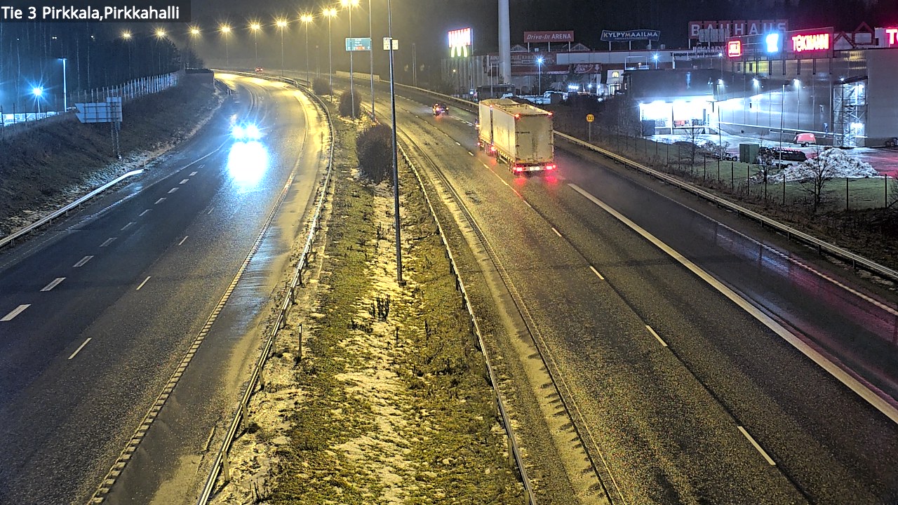 Weather Camera Image Väg 3 Birkala, Pirkkahalli, Pirkkala, Pirkanmaa