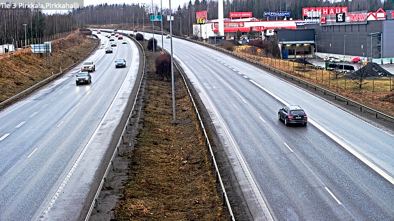 Kelikamerat Kuva Tie 3 Pirkkala, Pirkkahalli, Pirkkala, Pirkanmaa